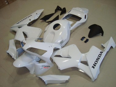 Branco Preto Decalque Carenagem Honda CBR 600RR 2003-2004