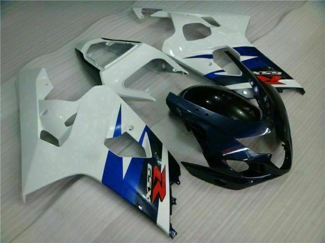 Branco Preto Injeção Kits Carenagem Suzuki GSXR 600 / 750 K4 2004-2005 Branco Preto Injeção Kits Carenagem Suzuki GSXR 600 / 750 K4 2004-2005
