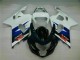 Branco Preto Injeção Kits Carenagem Suzuki GSXR 600 / 750 K4 2004-2005 Branco Preto Injeção Kits Carenagem Suzuki GSXR 600 / 750 K4 2004-2005
