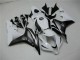 Branco Preto Kit Carenagem Honda CBR 600RR 2009-2012 Branco Preto Kit Carenagem Honda CBR 600RR 2009-2012