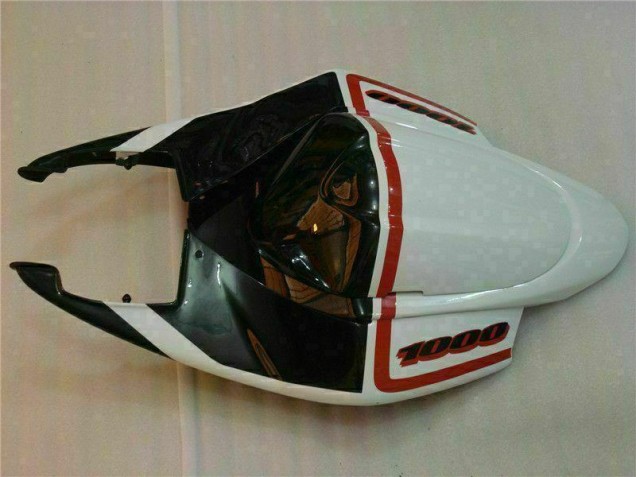 Branco Preto Kit Carenagem Suzuki GSXR 1000 K5 2005-2006 Branco Preto Kit Carenagem Suzuki GSXR 1000 K5 2005-2006