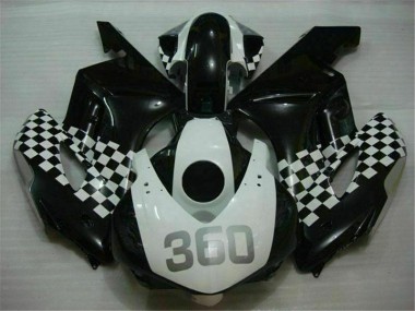 Branco Preto Kits Carenagem Honda CBR 1000RR 2004-2005