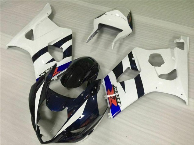 Branco Preto Kits Carenagem Suzuki GSXR 1000 K3 2003-2004 Branco Preto Kits Carenagem Suzuki GSXR 1000 K3 2003-2004