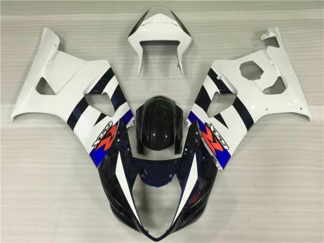 Branco Preto Kits Carenagem Suzuki GSXR 1000 K3 2003-2004 Branco Preto Kits Carenagem Suzuki GSXR 1000 K3 2003-2004