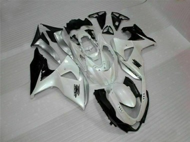 Branco Preto Kits Carenagem Suzuki GSXR 1000 K9 2009-2016