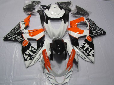 Branco Preto Laranja Bright Logic Carenagem Suzuki GSXR 1000 K9 2009-2016