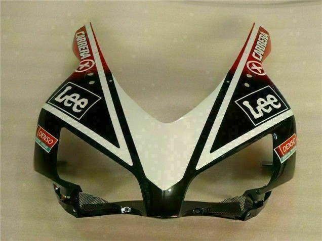 Branco Preto Plástico Honda CBR 1000RR 2004-2005