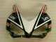 Branco Preto Plástico Honda CBR 1000RR 2004-2005