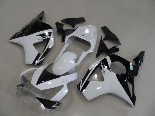 Branco Preto Plástico Honda CBR 900RR 954 2002-2003 Branco Preto Plástico Honda CBR 900RR 954 2002-2003
