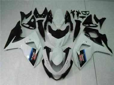 Branco Preto Plásticos Suzuki GSXR 1000 K9 2009-2016