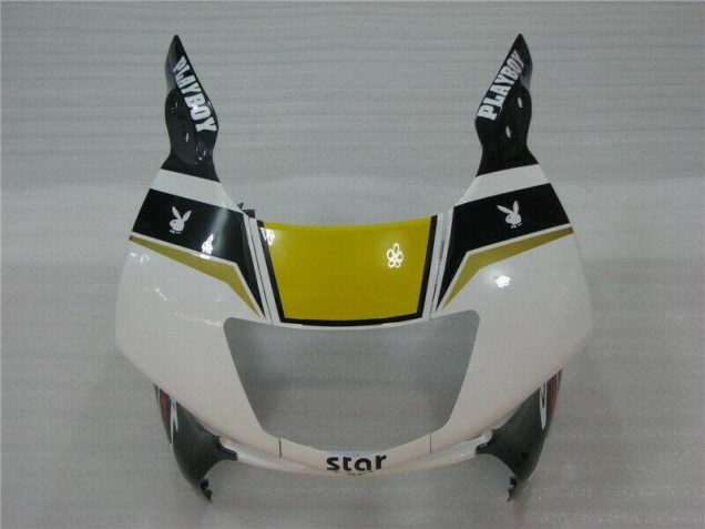 Branco Preto Playboy Carenagem Honda CBR 600 F3 1995-1998