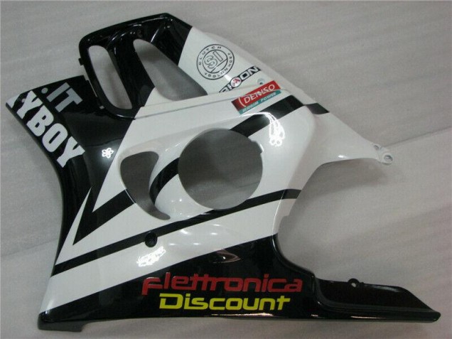 Branco Preto Playboy Carenagem Honda CBR 600 F3 1995-1998
