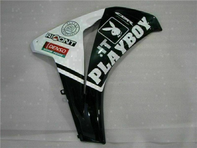 Branco Preto Playboy Carenagem & Plástico Honda CBR 1000RR 2008-2011 Branco Preto Playboy Carenagem & Plástico Honda CBR 1000RR 2008-2011