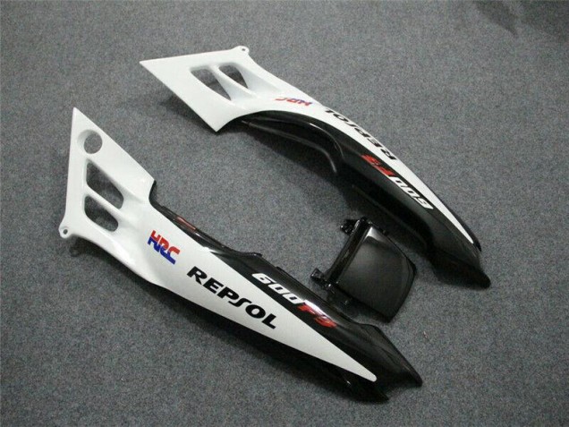 Branco Preto Repsol Carenagem Honda CBR 600 F3 1995-1998 Branco Preto Repsol Carenagem Honda CBR 600 F3 1995-1998