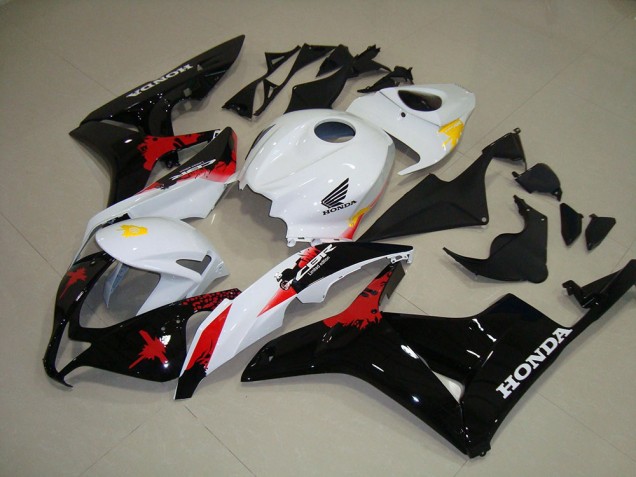 Branco Preto Vermelho Abs Kit Carenagem & Plásticos Honda CBR 600RR 2007-2008 Branco Preto Vermelho Abs Kit Carenagem & Plásticos Honda CBR 600RR 2007-2008