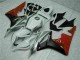 Branco Preto Vermelho Abs Plástico Honda CBR 600RR 2007-2008 Branco Preto Vermelho Abs Plástico Honda CBR 600RR 2007-2008