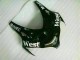 Branco Preto West Carenagem Honda CBR 1000RR 2008-2011