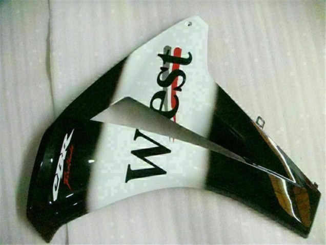 Branco Preto West Carenagem Honda CBR 1000RR 2008-2011