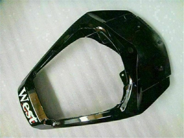 Branco Preto West Carenagem Honda CBR 1000RR 2008-2011