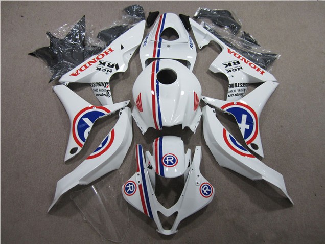 Branco R Carenagem Honda CBR 600RR 2007-2008 Branco R Carenagem Honda CBR 600RR 2007-2008