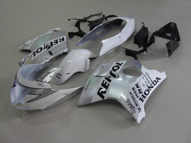 Branco Repsol Carenagem Honda CBR 1100 XX 1996-2007 Branco Repsol Carenagem Honda CBR 1100 XX 1996-2007
