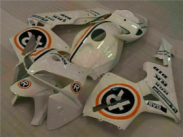 Branco Repsol Kit Completo Carenagem Honda CBR 600RR 2005-2006 Branco Repsol Kit Completo Carenagem Honda CBR 600RR 2005-2006