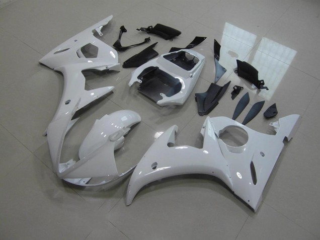 Branco Sem Decalques Carenagem Yamaha R6 2003-2005 Branco Sem Decalques Carenagem Yamaha R6 2003-2005