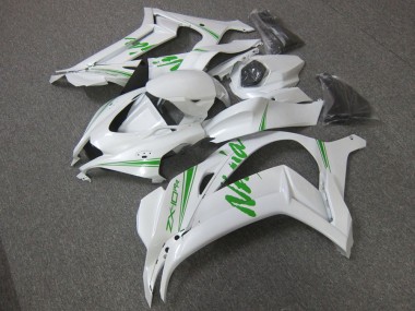 Branco Verde Carenagem Kawasaki ZX12R 2000-2001