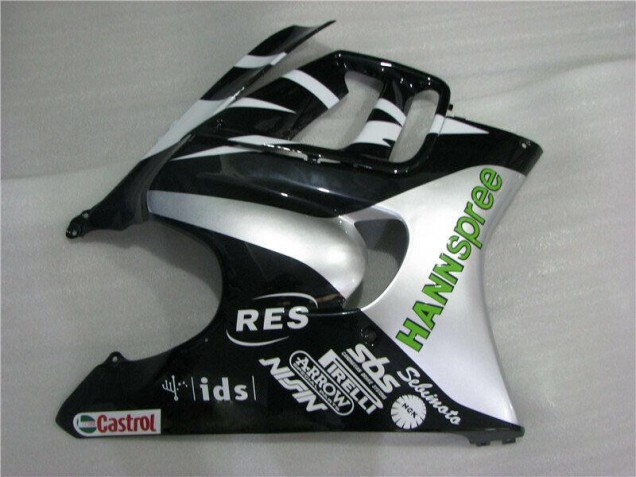 Branco Verde Hannspree Carenagem Honda CBR 600 F3 1995-1998 Branco Verde Hannspree Carenagem Honda CBR 600 F3 1995-1998