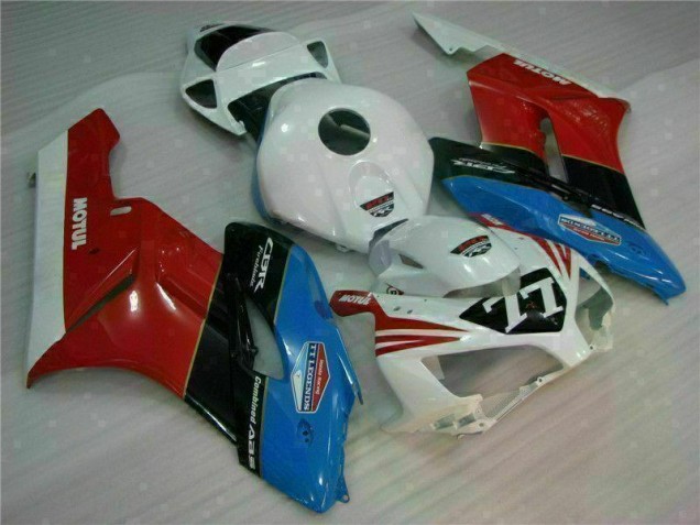 Branco Vermelho 77 Carenagem Honda CBR 1000RR 2004-2005 Branco Vermelho 77 Carenagem Honda CBR 1000RR 2004-2005