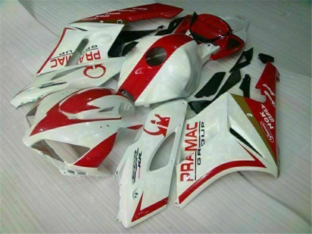 Branco Vermelho Abs Kit Carenagem & Plásticos Honda CBR 1000RR 2004-2005 Branco Vermelho Abs Kit Carenagem & Plásticos Honda CBR 1000RR 2004-2005