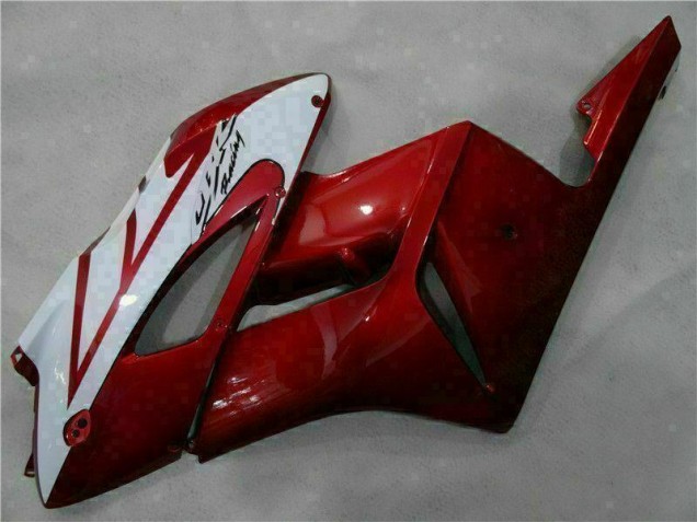 Branco Vermelho Abs Plástico Honda CBR 1000RR 2004-2005 Branco Vermelho Abs Plástico Honda CBR 1000RR 2004-2005