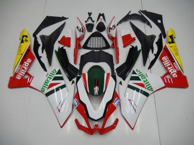 Branco Vermelho Alitalia Carenagem Suzuki GSXR 600 / 750 K1 K2 K3 2001-2003