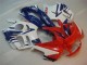 Branco Vermelho Carenagem Honda CBR 600 F3 1995-1998 Branco Vermelho Carenagem Honda CBR 600 F3 1995-1998