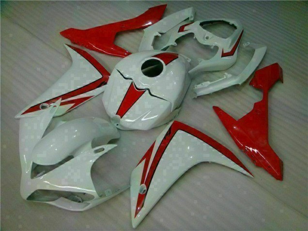 Branco Vermelho Carenagem Yamaha R1 2007-2008 Branco Vermelho Carenagem Yamaha R1 2007-2008