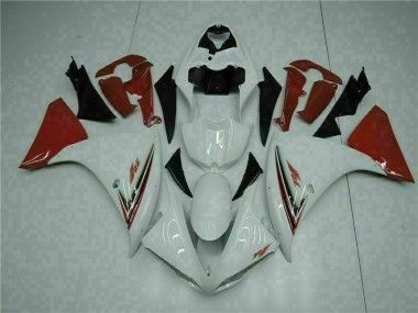 Branco Vermelho Carenagem Yamaha R1 2009-2011
