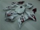 Branco Vermelho Chama Carenagem Yamaha R1 2004-2006 Branco Vermelho Chama Carenagem Yamaha R1 2004-2006
