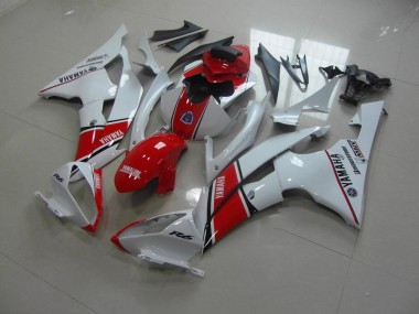 Branco Vermelho Estilo OEM Carenagem Yamaha R6 2008-2016