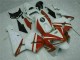 Branco Vermelho Kit Carenagem Honda CBR 600RR 2005-2006 Branco Vermelho Kit Carenagem Honda CBR 600RR 2005-2006
