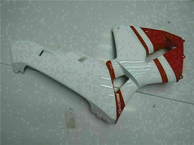 Branco Vermelho Kit Carenagem Honda CBR 600RR 2005-2006 Branco Vermelho Kit Carenagem Honda CBR 600RR 2005-2006