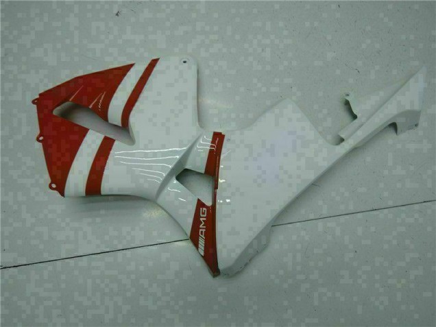 Branco Vermelho Kit Carenagem Honda CBR 600RR 2005-2006 Branco Vermelho Kit Carenagem Honda CBR 600RR 2005-2006