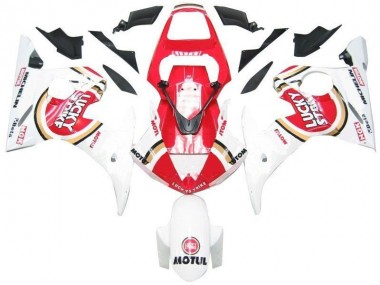 Branco Vermelho Lucky Strike Carenagem Yamaha R6 2003-2005