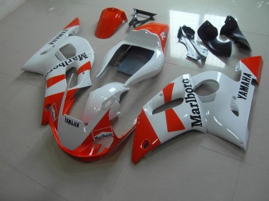Branco Vermelho Marlboro Carenagem Yamaha R6 1998-2002