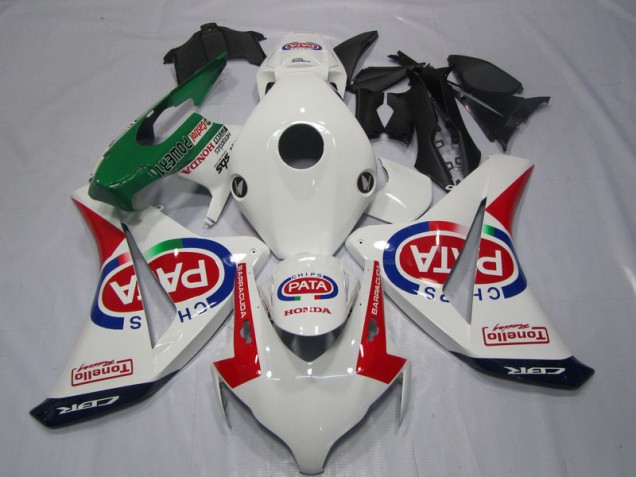 Branco Vermelho PATA Injeção Kit Carenagem Honda CBR 1000RR 2008-2011 Branco Vermelho PATA Injeção Kit Carenagem Honda CBR 1000RR 2008-2011