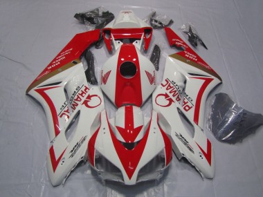 Branco Vermelho PRAMAC Carenagem Honda CBR 1000RR 2004-2005