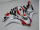 Branco Vermelho Plástico Honda CBR 1000RR 2008-2011