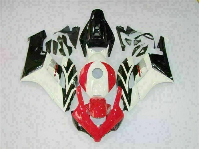 Branco Vermelho Preto Kit Completo Carenagem Honda CBR 1000RR 2004-2005 Branco Vermelho Preto Kit Completo Carenagem Honda CBR 1000RR 2004-2005