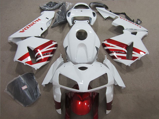 Branco Vermelho Preto Kits Completo Carenagem Honda CBR 1000RR 2004-2005 Branco Vermelho Preto Kits Completo Carenagem Honda CBR 1000RR 2004-2005