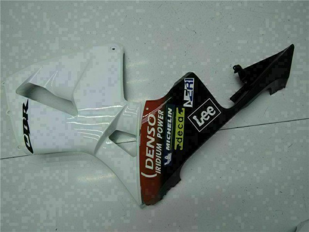 Branco Vermelho Preto Lee Carenagem Honda CBR 600RR 2005-2006 Branco Vermelho Preto Lee Carenagem Honda CBR 600RR 2005-2006