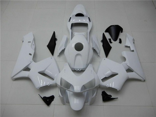 Brilhante Branco Carenagem Honda CBR 600RR 2003-2004 Brilhante Branco Carenagem Honda CBR 600RR 2003-2004